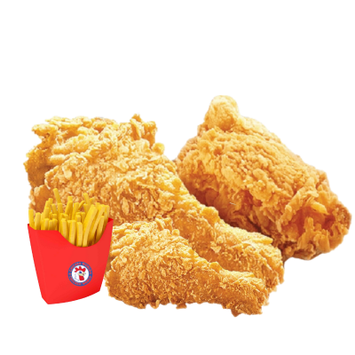 3 Pcs Chicken Fries Chicken City Ealing